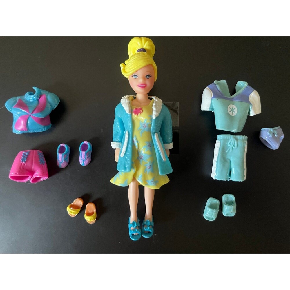 Vintage Polly Pocket Doll with Clothes